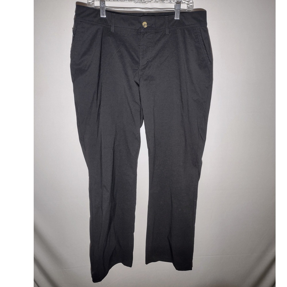 Gerry Womens Outdoor Hiking Pants Black Stretch Straight Leg Size 36 Large NWT